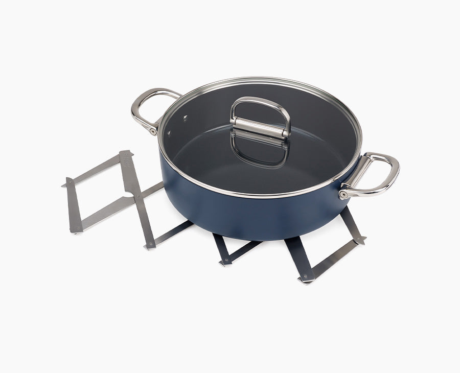 Zôdio - Dessous de Plat Extensible en INOX - Design Élégant et Polyvalent - Facilité de