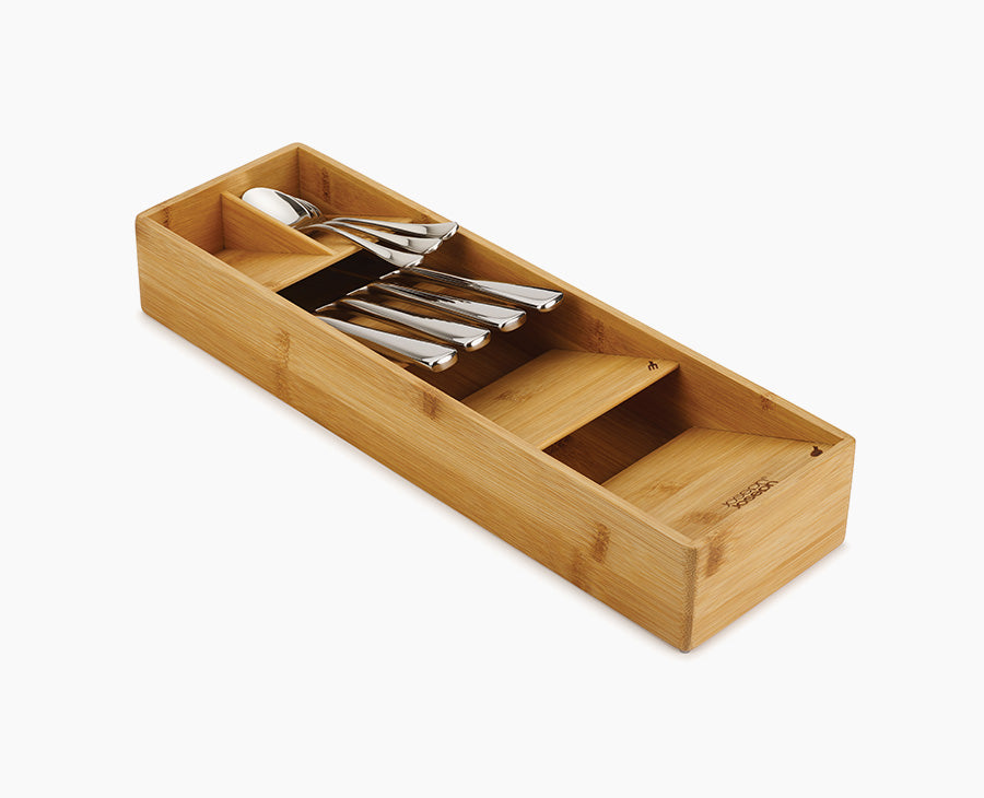 Boite à Couvert en Bambou – Range Couverts pour tiroir Moderne –  Organisateur tiroir pour la Cuisine, Le Bureau, la[S126]