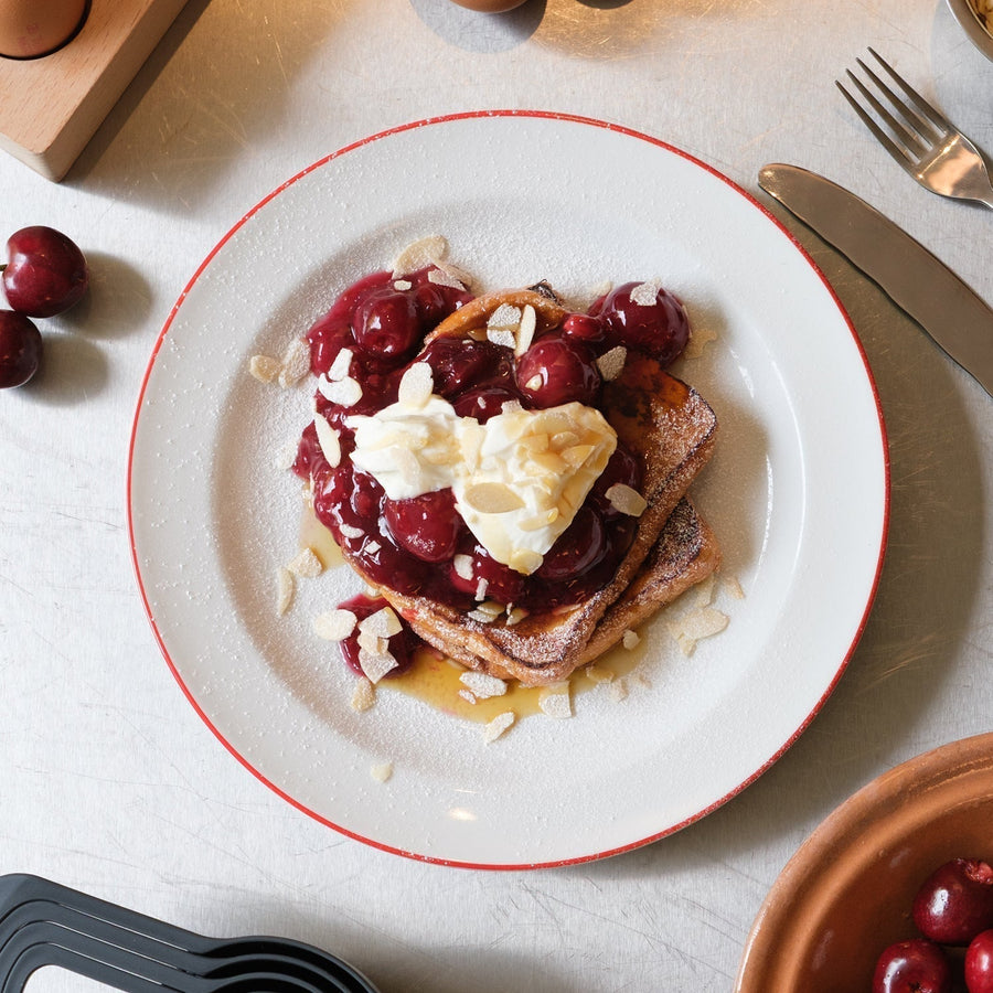 Pain perdu aux cerises