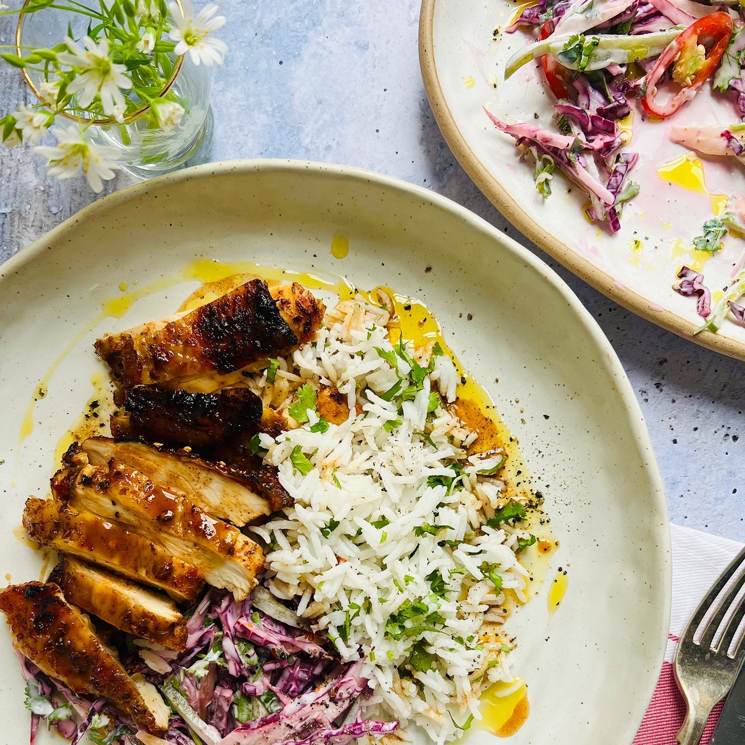 Poulet à la tequila, au citron vert et au piment