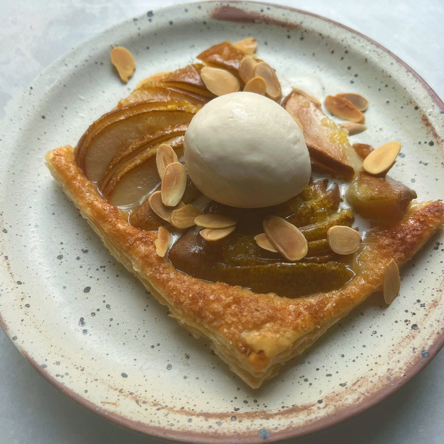 Tarte poire et gingembre