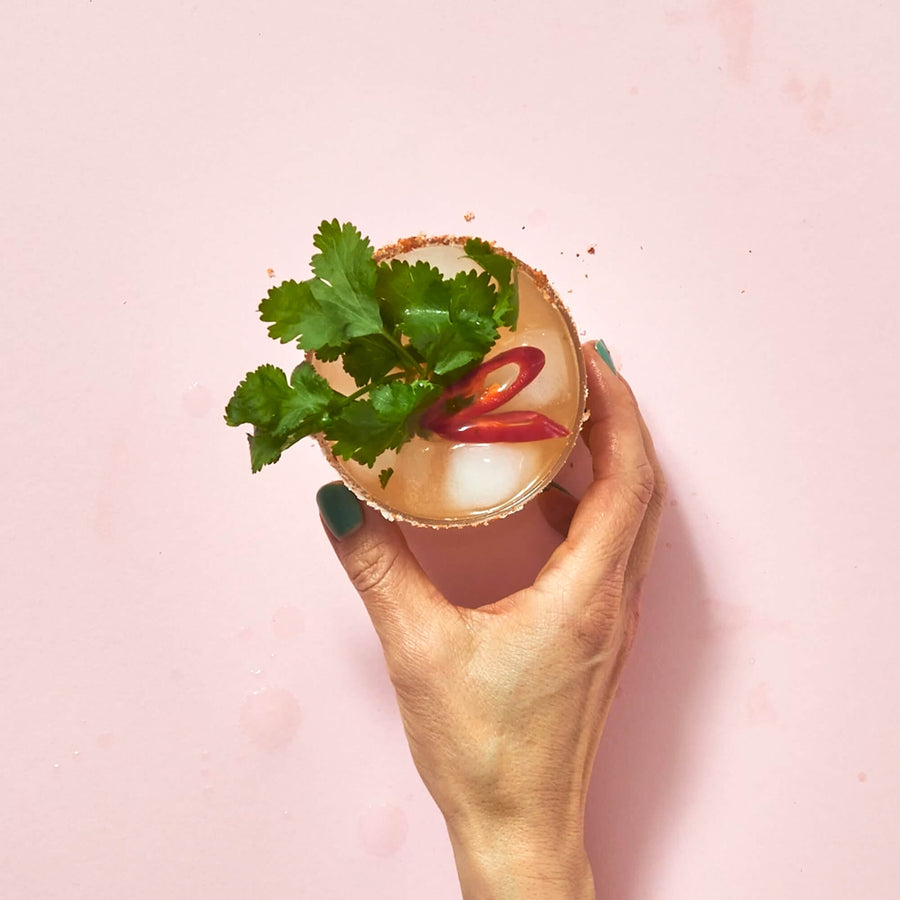 Mocktail kombucha épicé