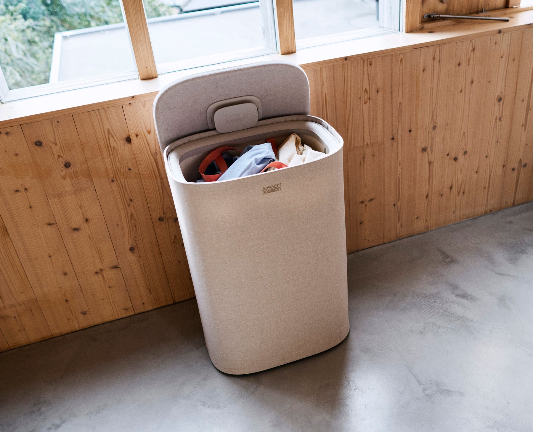 Tota 2 One 60L Panier à Linge Champignon Clair