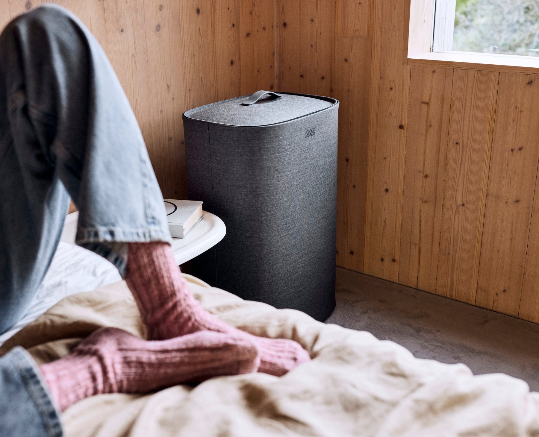 Tota 2 One 60L Panier à Linge Gris Forêt