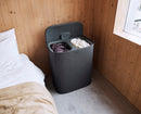 Tota 2 90L Panier à Linge de Séparation Gris Forêt