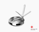 Poêle Anti-Adhésive en Inox 24cm Space Steel