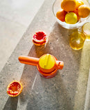 JuiceMax™ Plus Dual-Action Orange Citrus Press with Measuring Cup