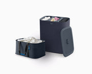 Panier à Linge Joseph Joseph Tota Trio Luxe 90 Litres Noir - Neuf Et Emballé