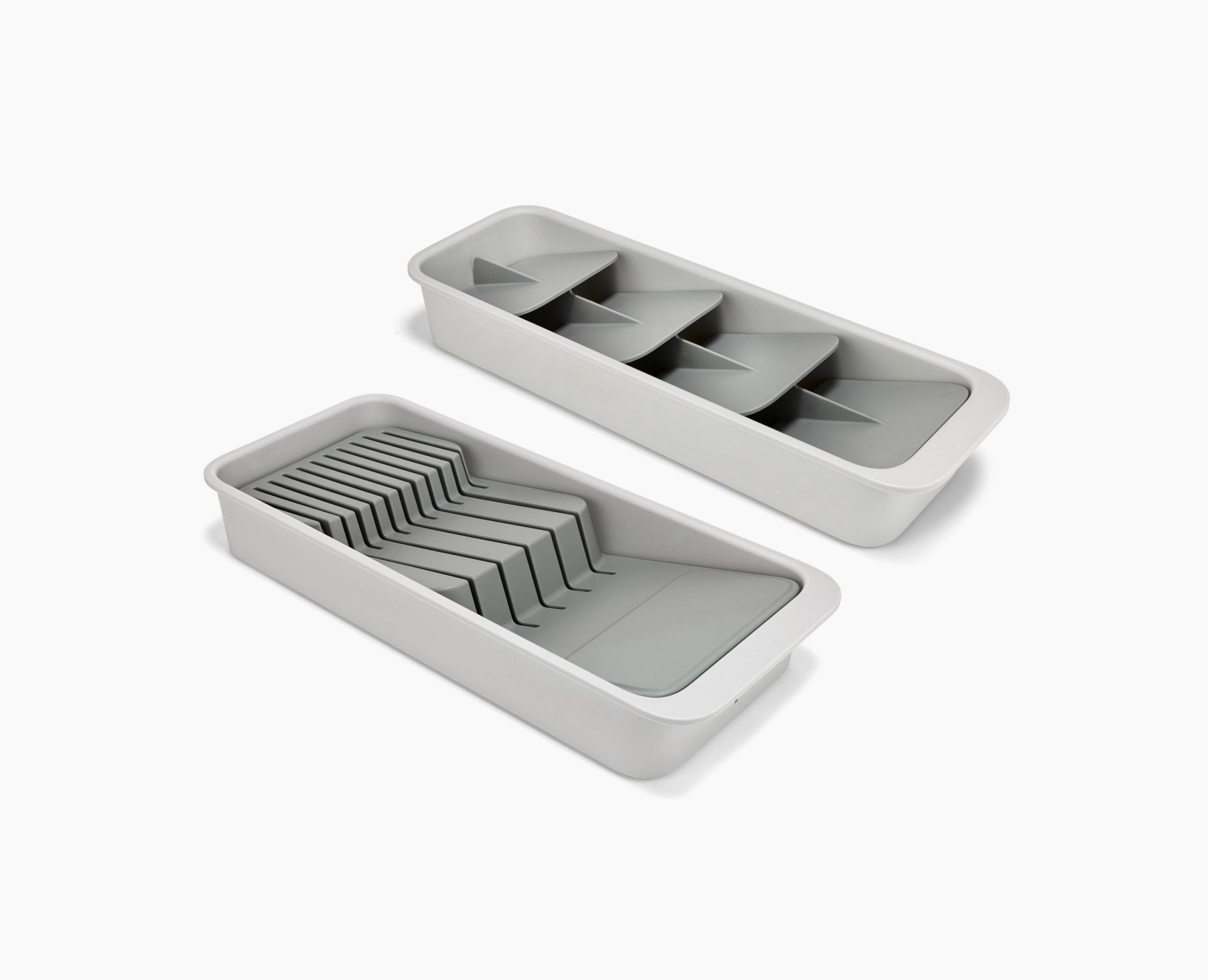 Set de 2 Range-Couverts et de Couteaux Compacts à Plusieurs Niveaux Drawerstore™