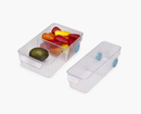 Set De 2 Boîtes De Rangement Transparentes Fridgestore™