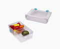 2-piece FridgeStore™ Clear Under-shelf Drawer &amp; Storage Bin Set
