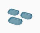 Ensemble de 3 plats petit de cuisson antiadhésifs bleus Nest™ Bake