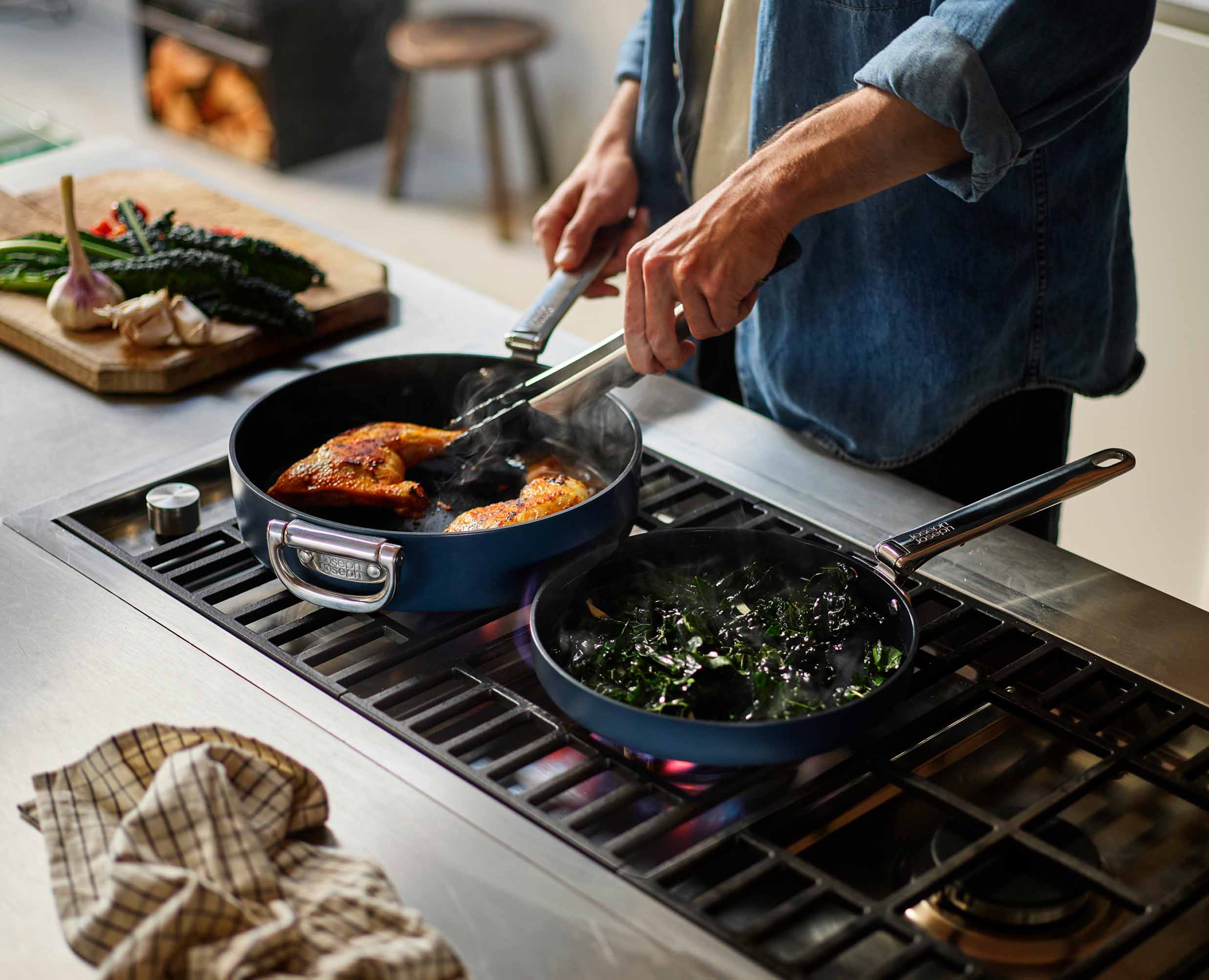 Space™ 30cm Non-stick Blue Frying Pan - 45043 - Image 4