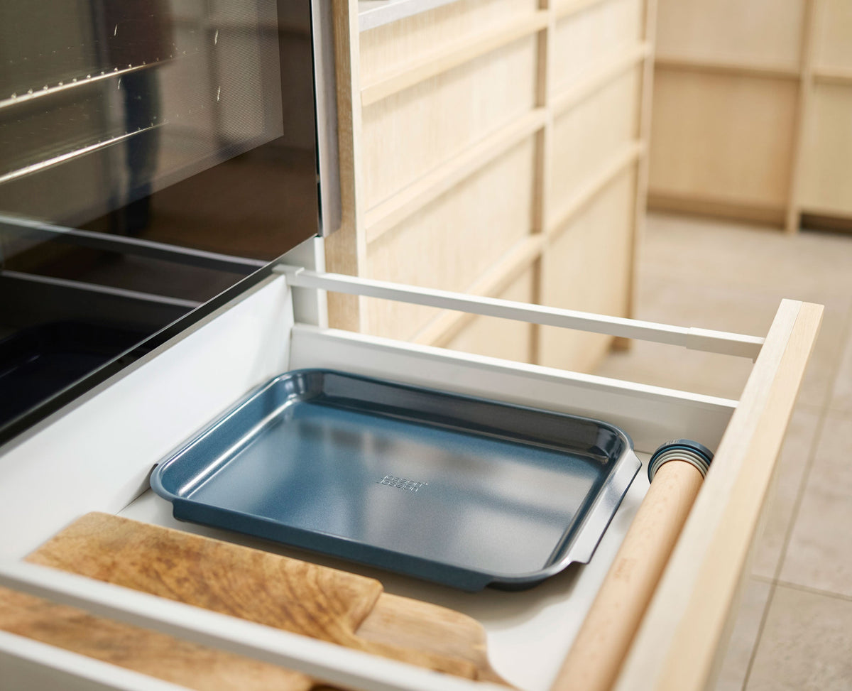 Ensemble de 3 plats grand de cuisson antiadhésifs bleus Nest™ Bake