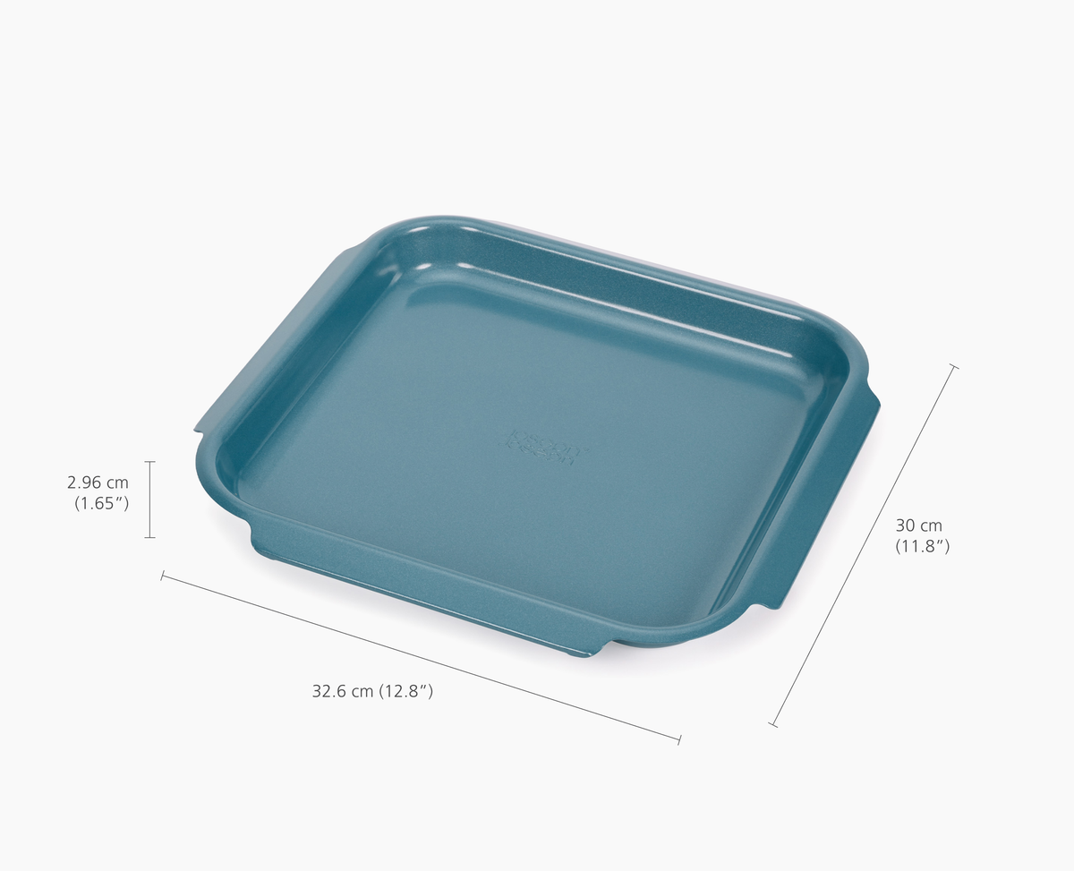 Ensemble de 3 plats moyen de cuisson antiadhésifs bleus Nest™ Bake