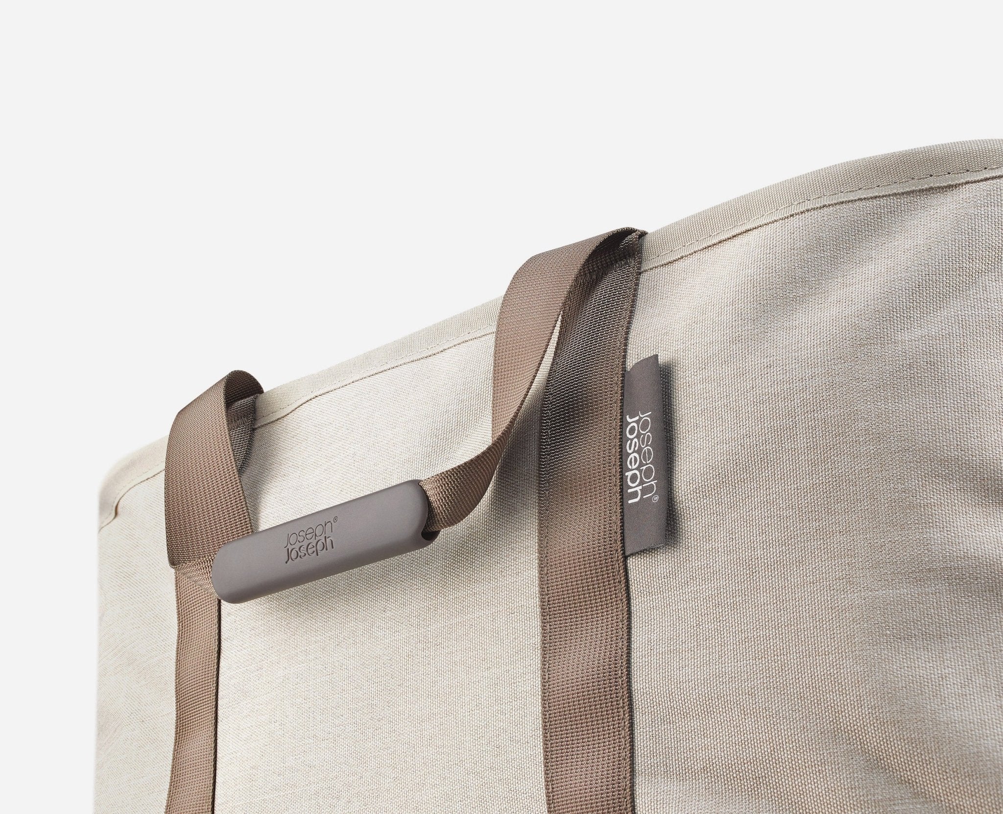 2-piece Ecru Tota Trio 90L &amp; Hold-All Laundry Basket Set