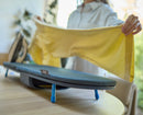 Grande Planche à Repasser de Table Pliante 110cm Bleu Pocket Max Plus