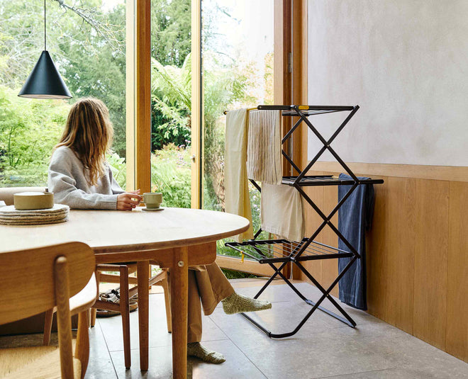 AirFrame™ 16m Folding Airer with Long Garment Hanging Rails