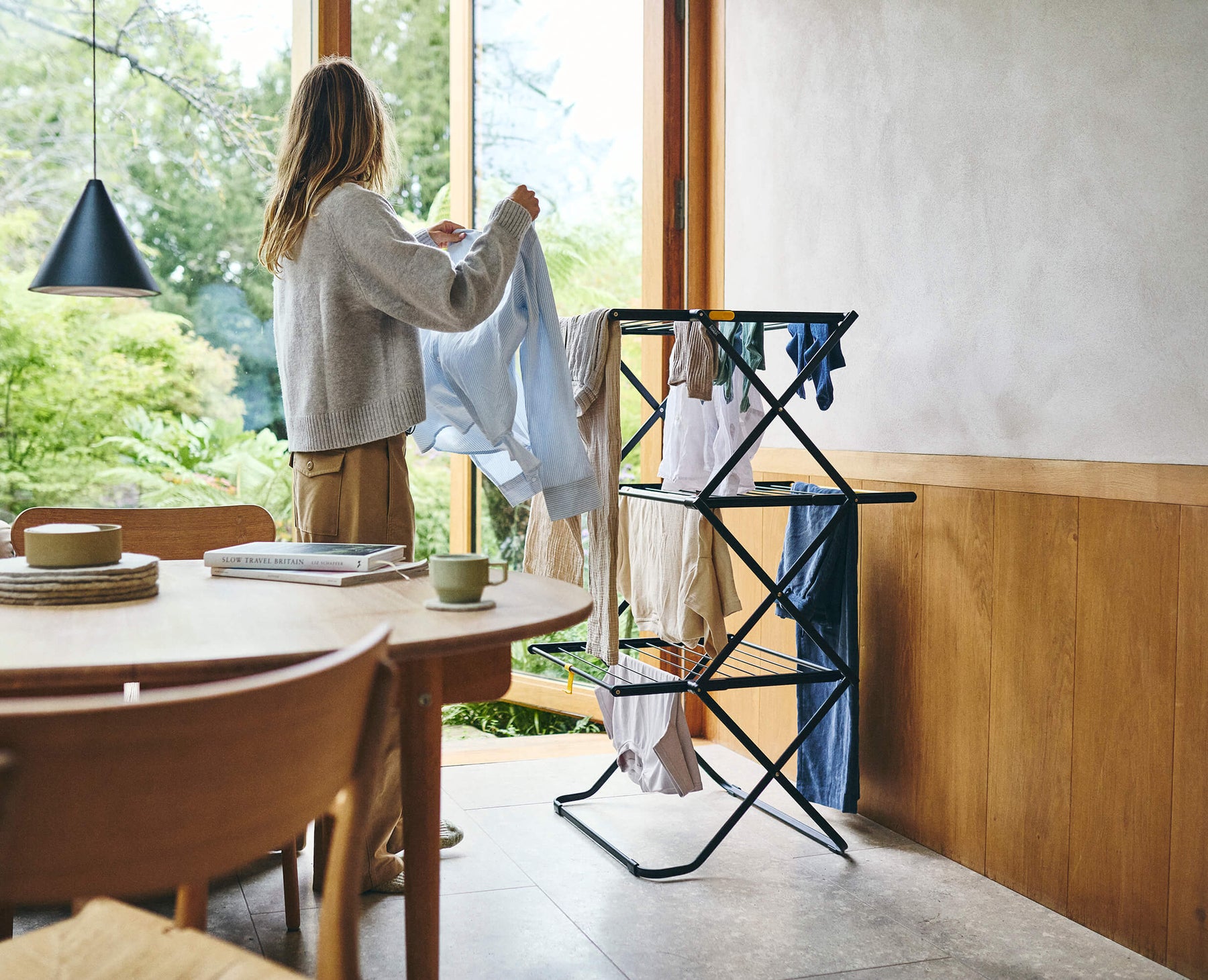 Grand Étendoir à Linge de Grande Capacité 21m AirFrame™ Max