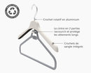 Orderly™ Set of 2 Ecru Long Garment Hangers - 55018 - Image 4