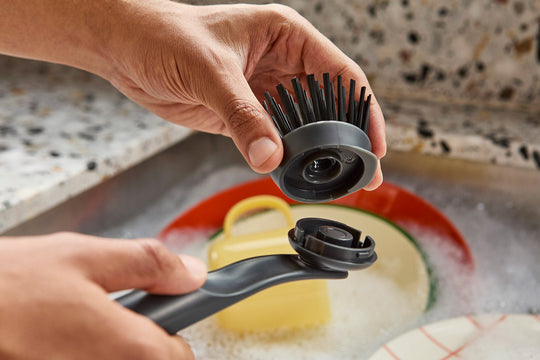Têtes De Rechange Pour Brosse à Vaisselle Joseph Joseph - Lot De 2 - Avec Grattoir