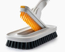 CleanTech™ 2-in-1 Tile Scrubber Tool with Extension Pole