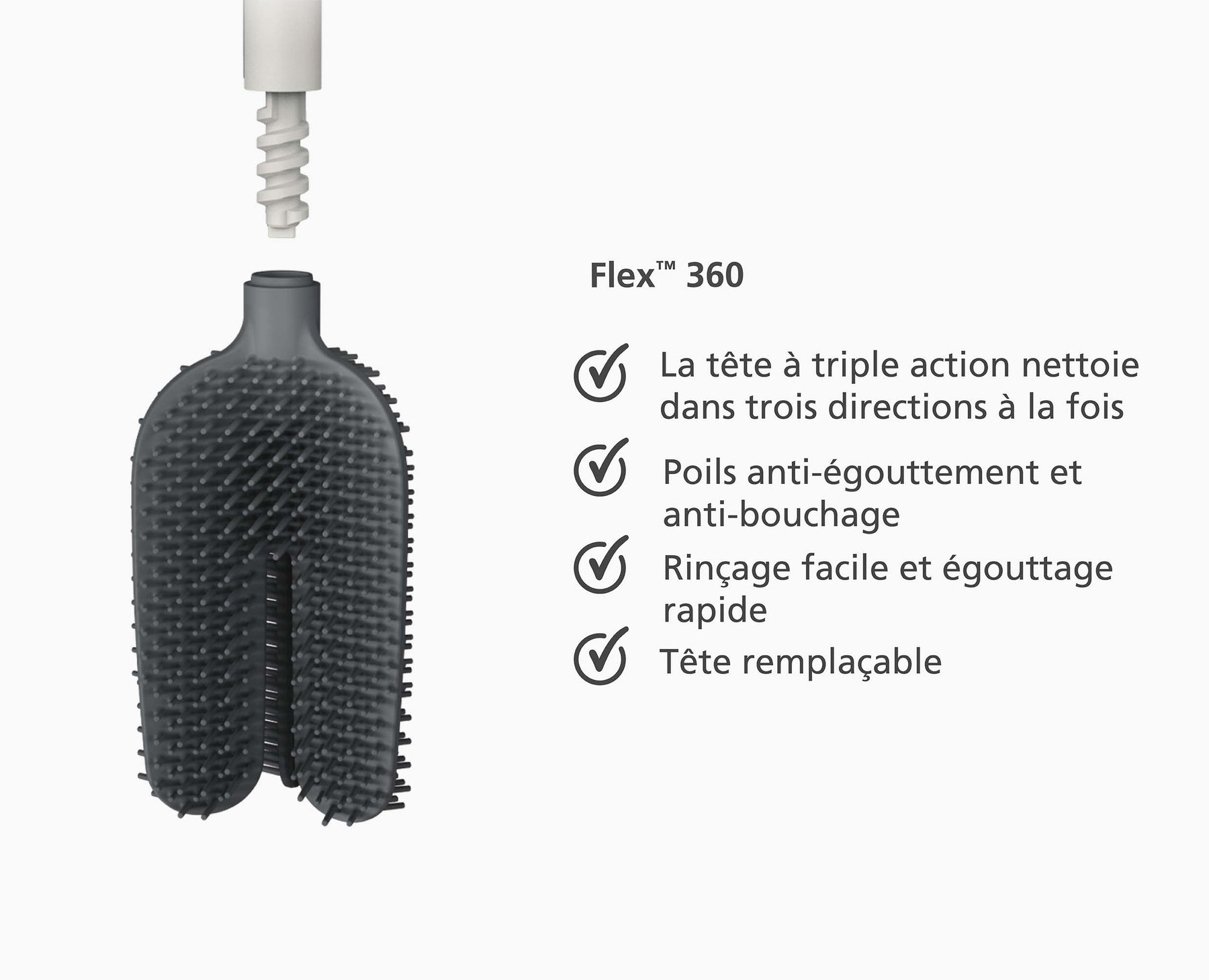 Brosse WC Anti Gouttes Noir Flex 360 Joseph Joseph FR brosse-wc-anti-gouttes-noir-flex-360-joseph-joseph-fr