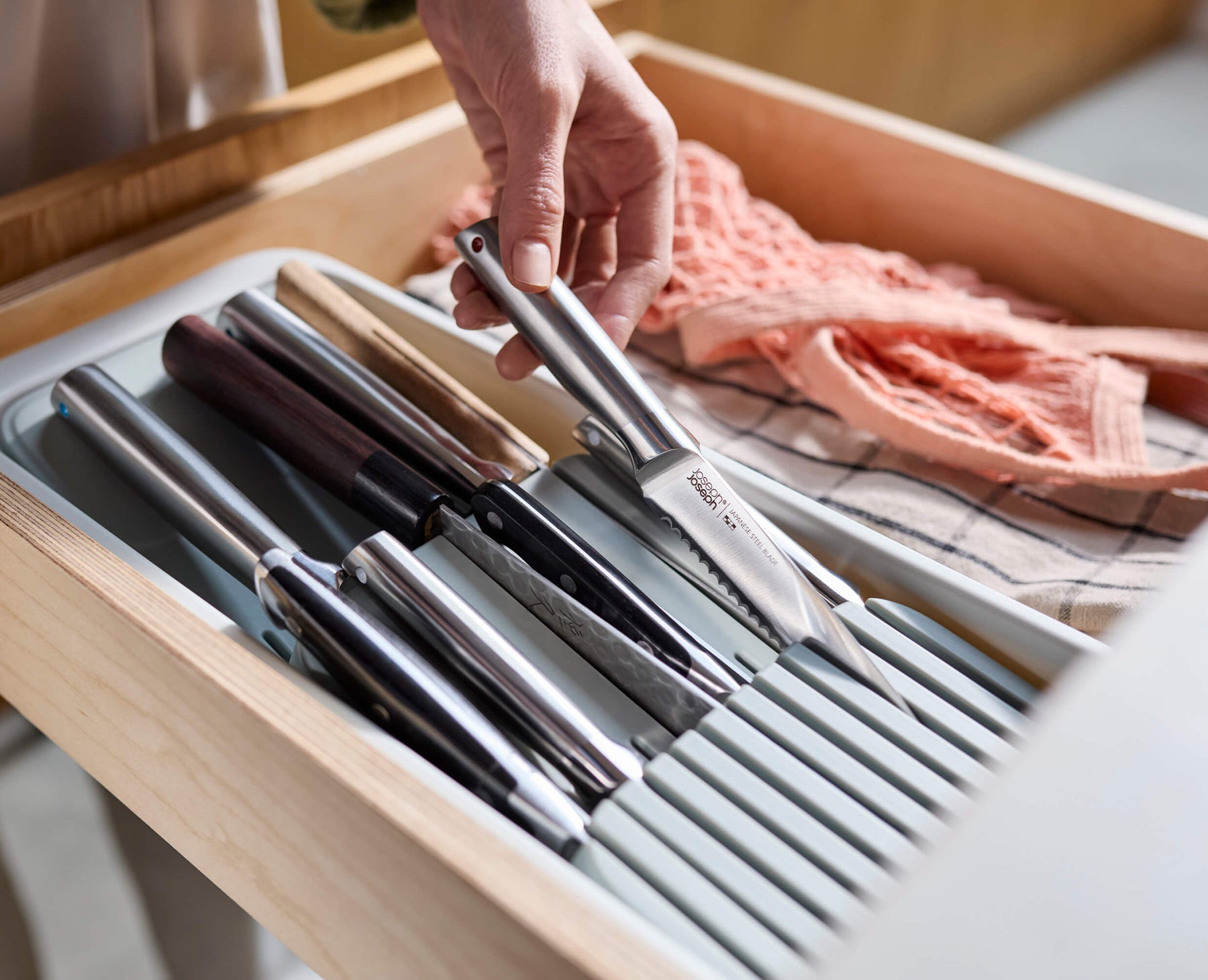 2-piece DrawerStore™ Cutlery &amp; Knife Organiser Set
