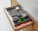 DrawerStore™ Expanding Tiered Cutlery, Utensil, Gadget &amp; Knife Organiser