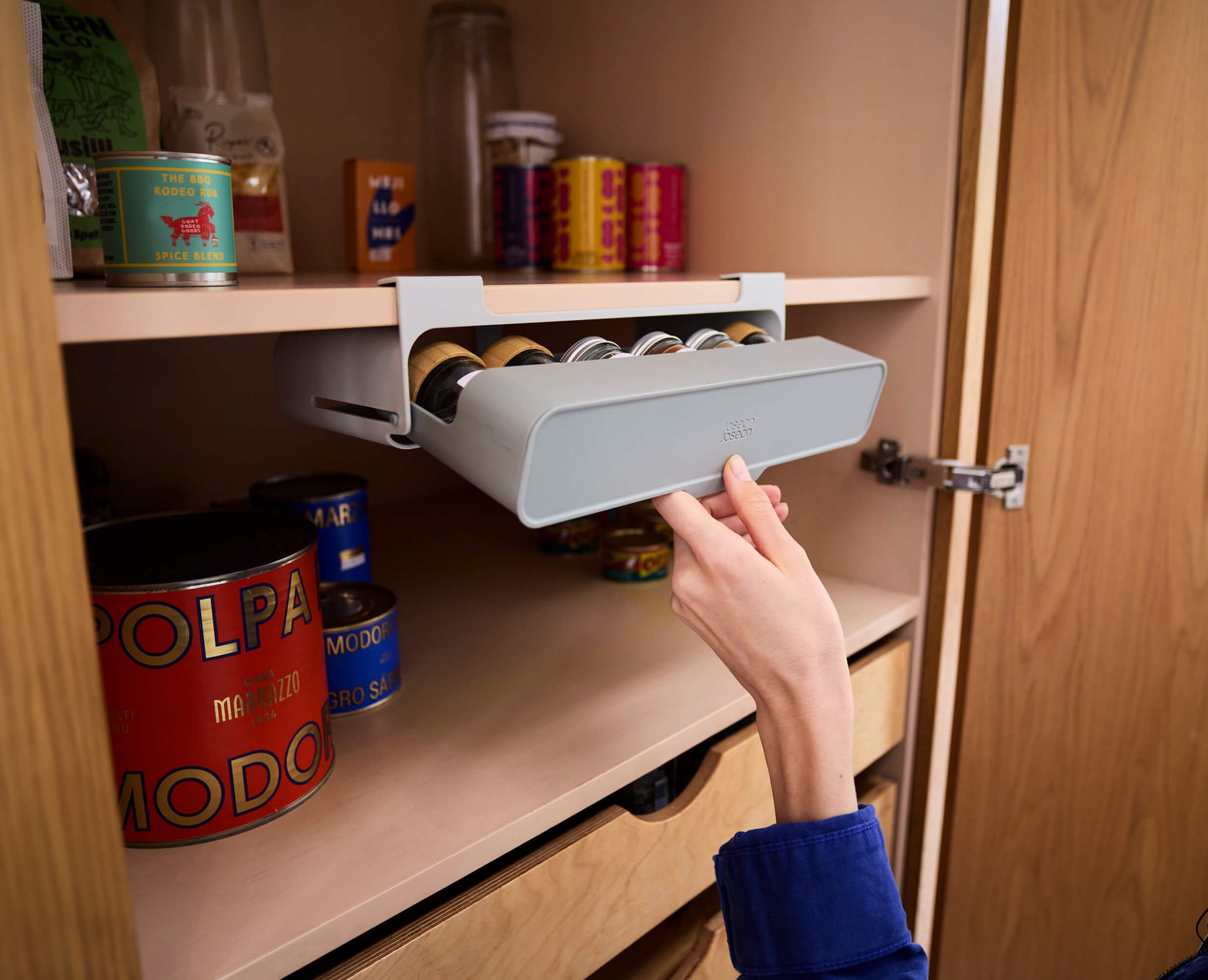 Range-Épices Sous Étagère Recyclé Cupboardstore™