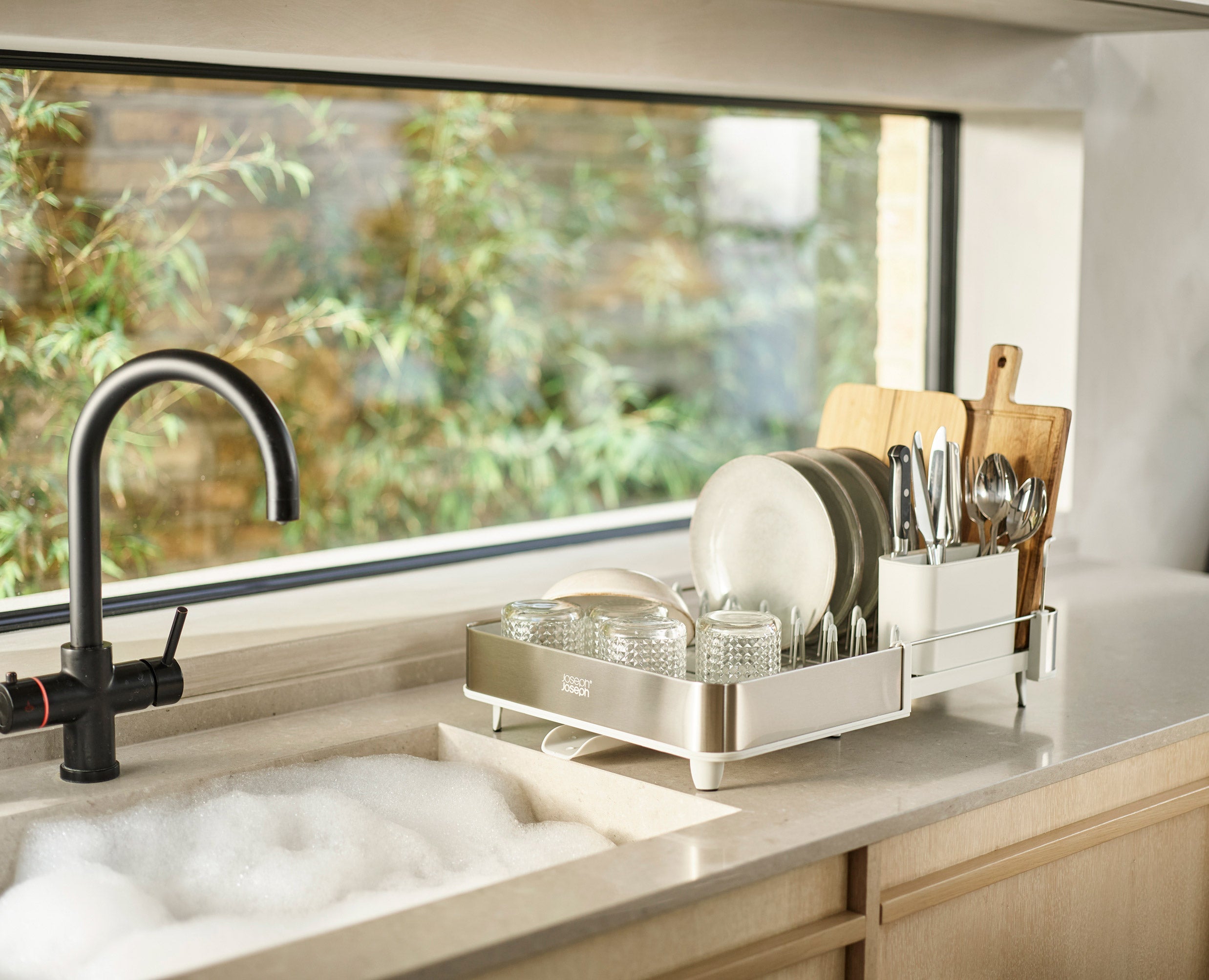 2-piece Stone Drainer &amp; Sink Organisation Set