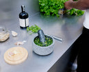 Pilon et Mortier avec Couvercle en Bambou Dash™