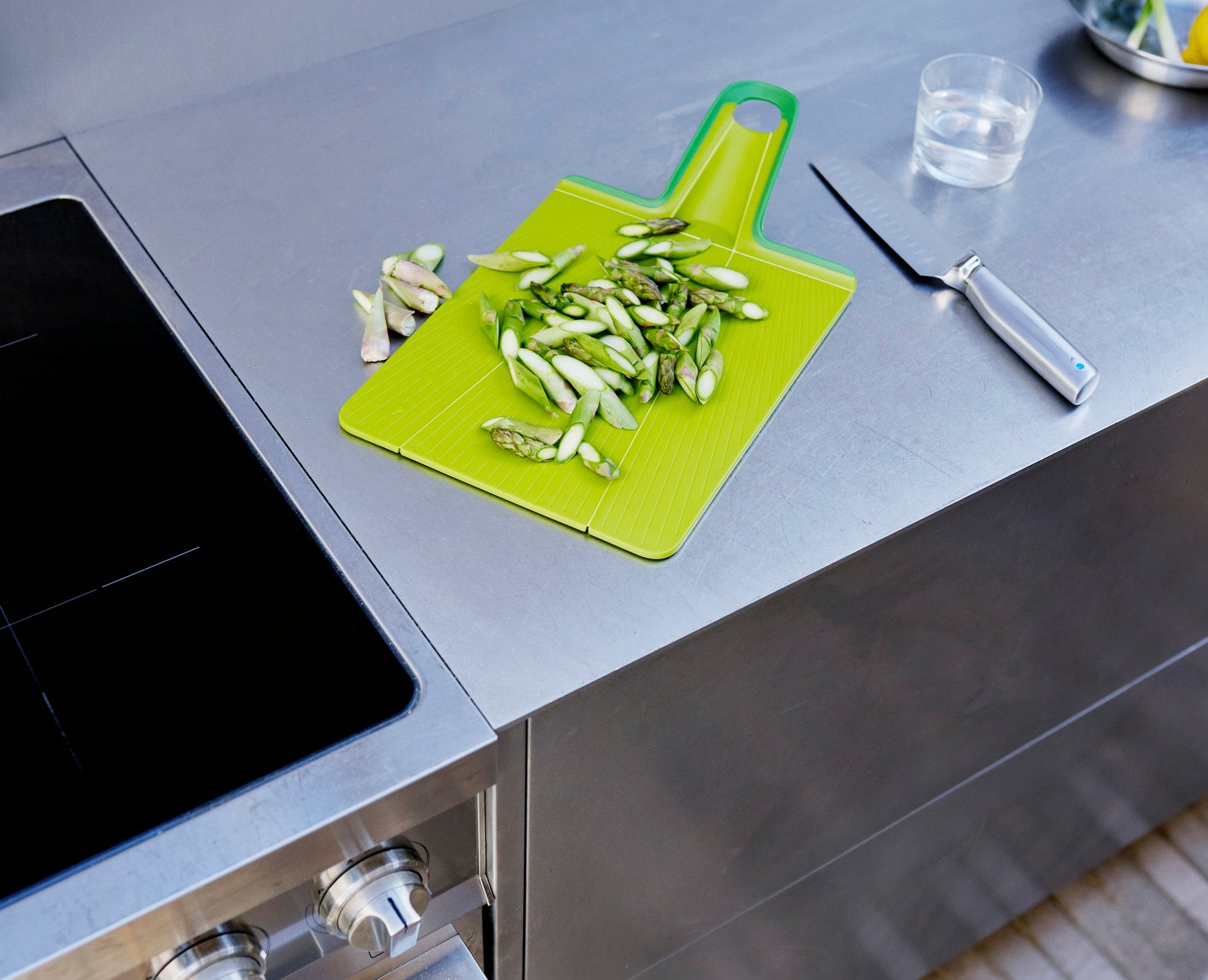 Planche à Découper Pliante Verte Chop2Pot™ Plus