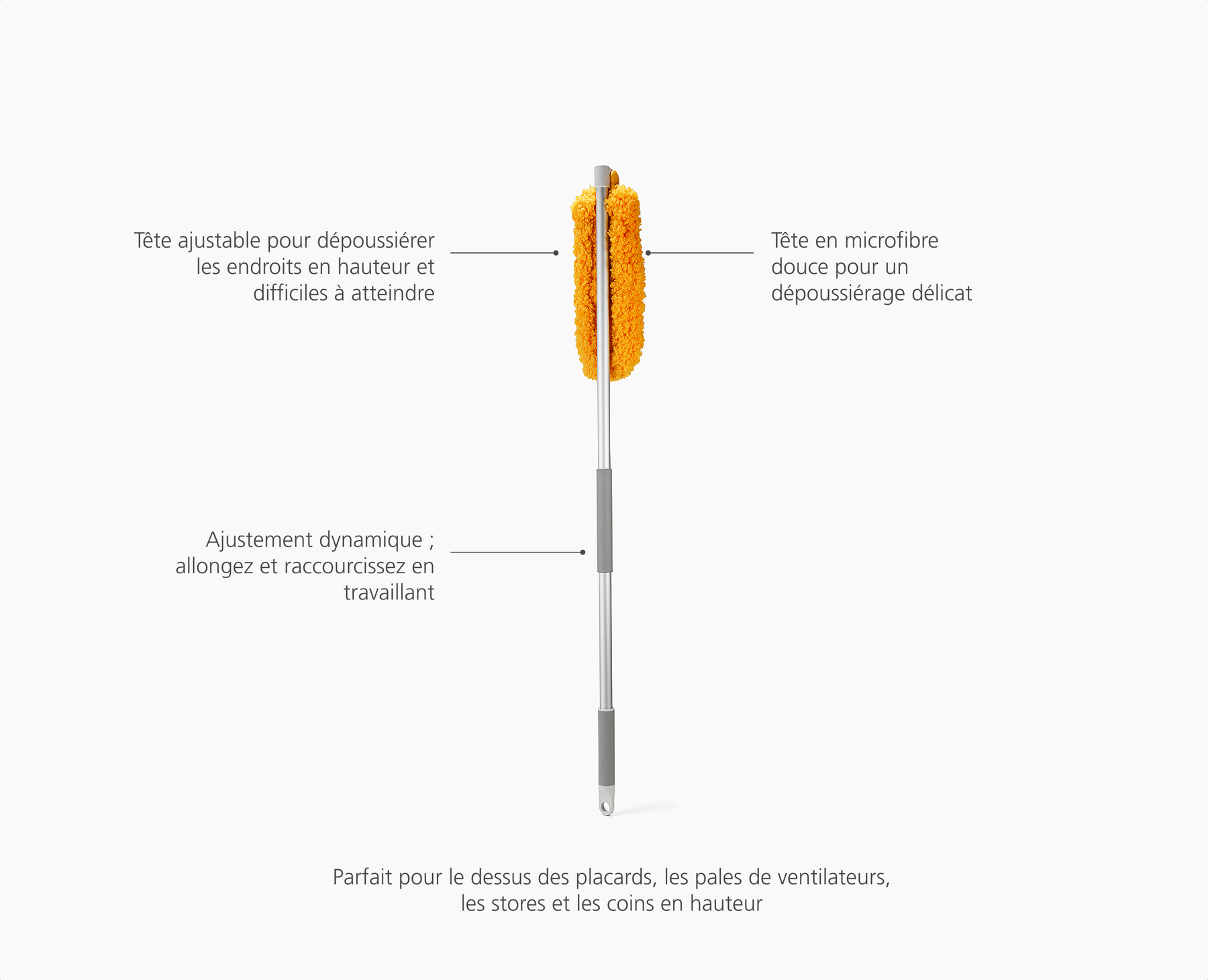 CleanTech™ Plumeau Haute Zone Réglable