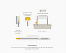 CleanTech™ Ensemble d'Outils avec Organisateur Caddy