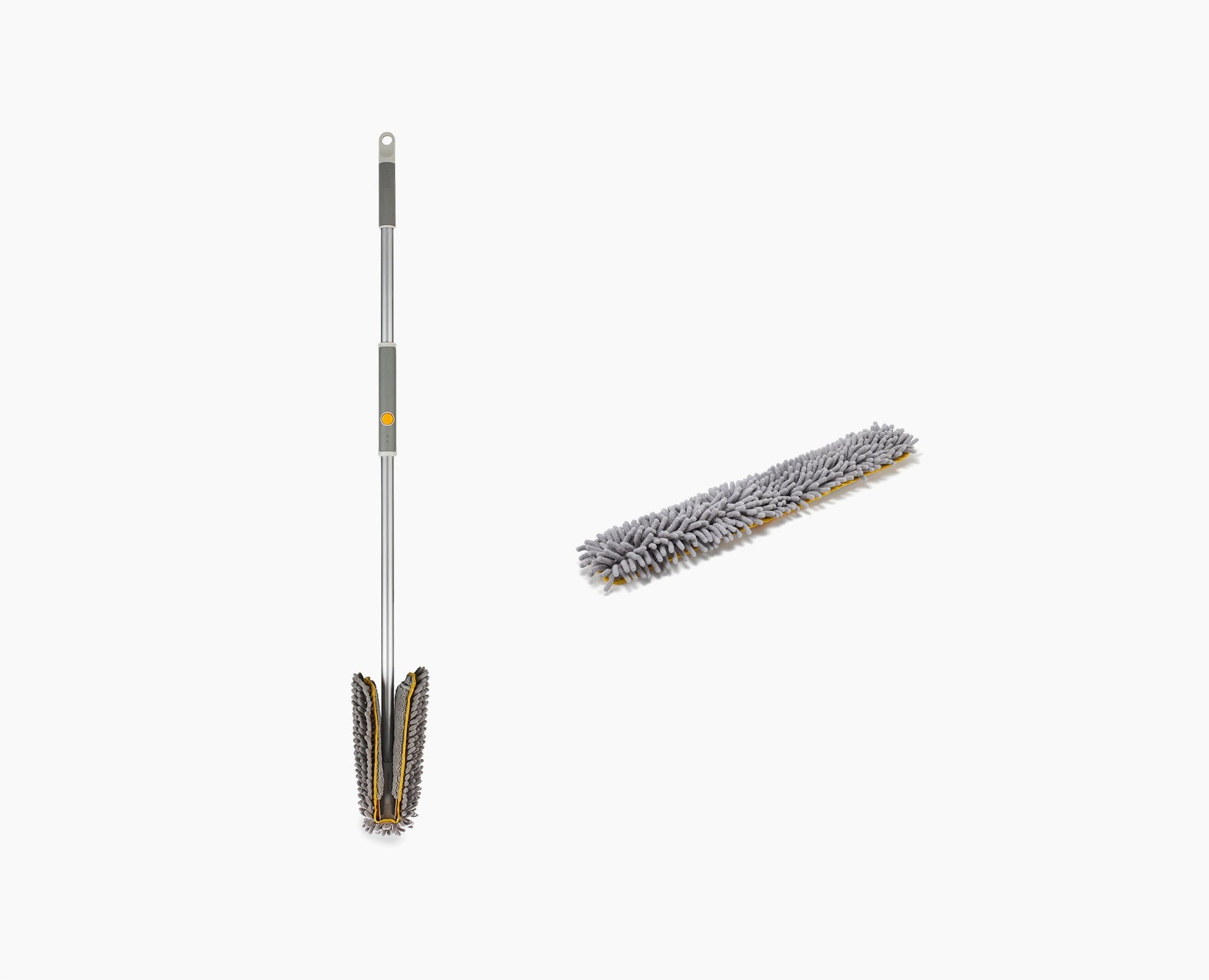 CleanTech™ Balai À Poussière Ajustable Pour Sols Avec Housse De Rechange