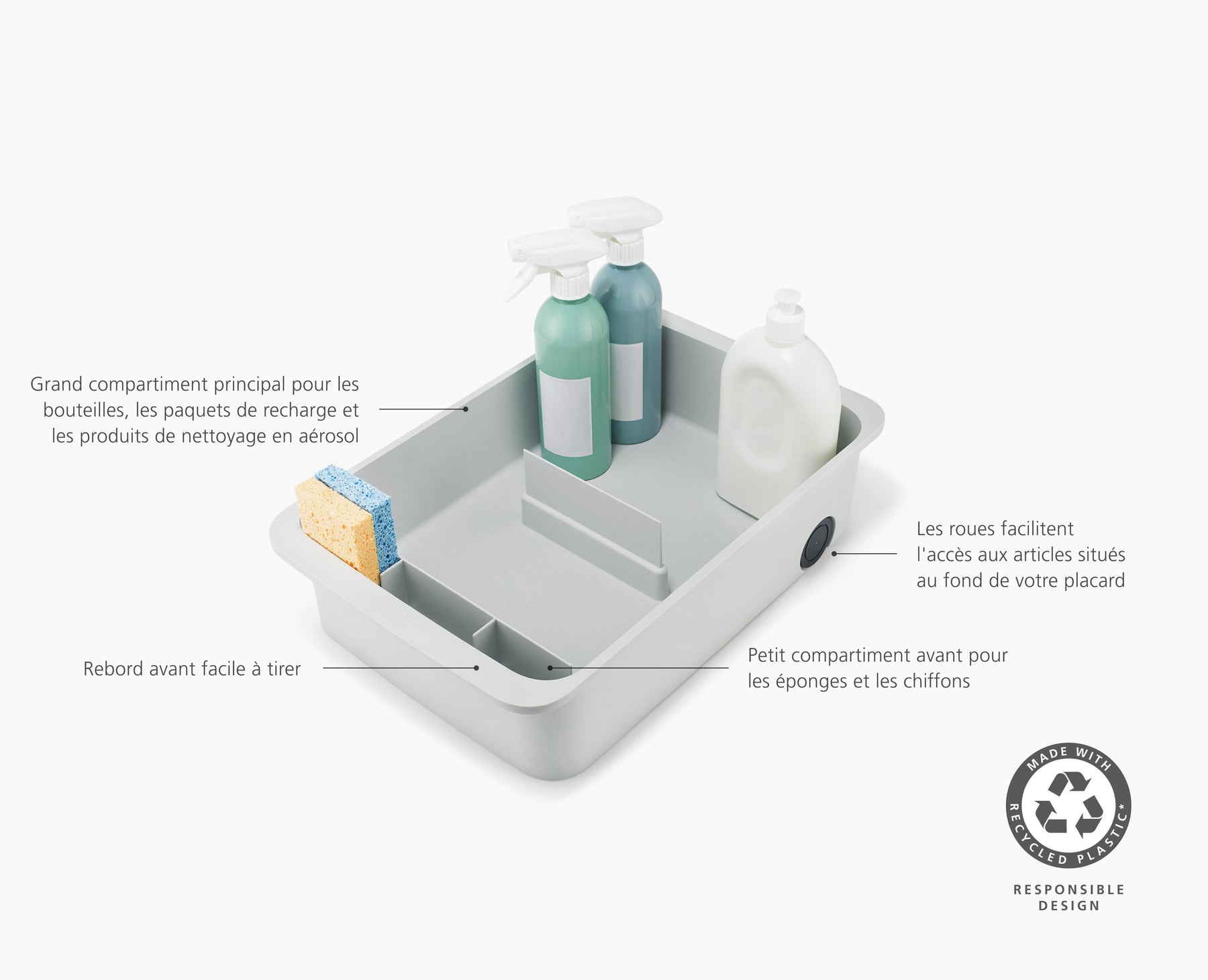 CupboardStore™ Large Easy-Access Storage Caddy