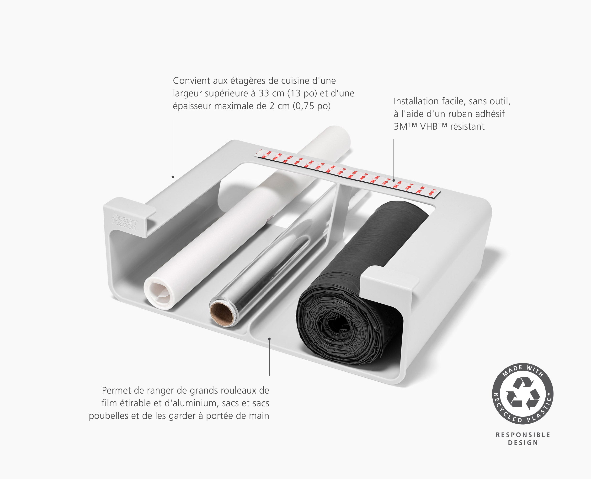 CupboardStore™ Large Film, Foil &amp; Bag Organiser