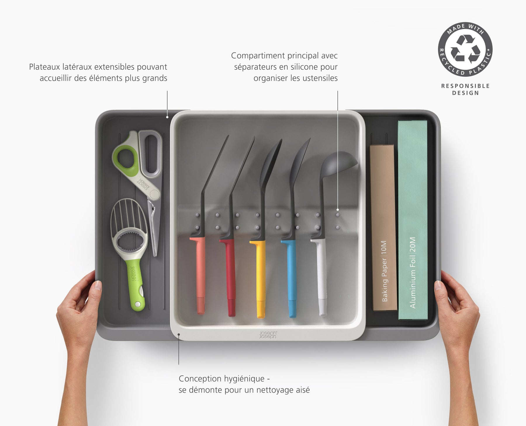 DrawerStore™ Expanding Utensil &amp; Gadget Organiser