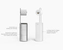 EasyStore™ Gloss White Concealed Toilet Roll Holder