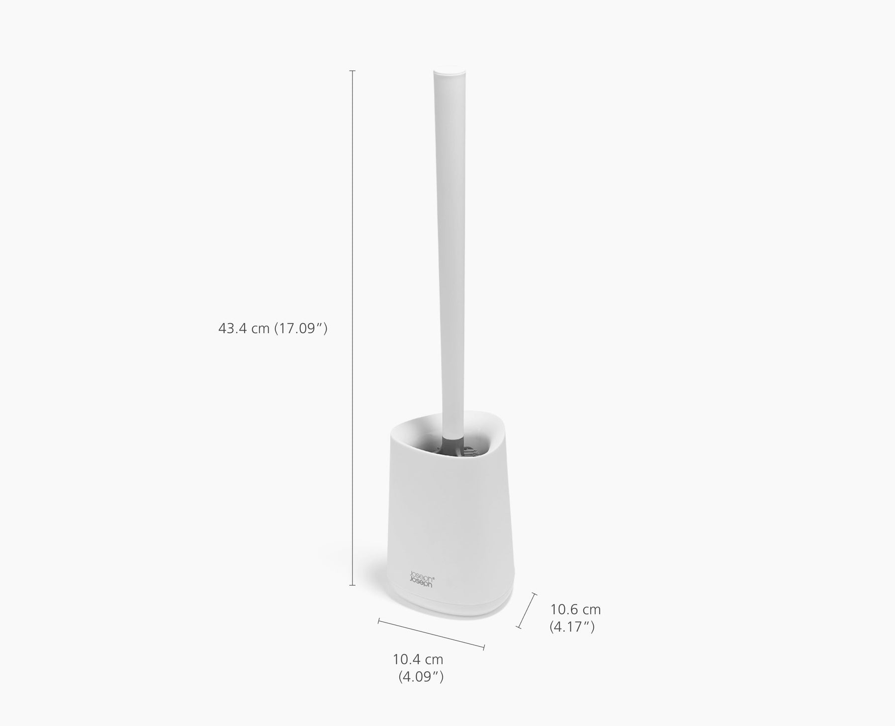 Flex™ 360 Lite Pack of 2 Matt White Toilet Brushes