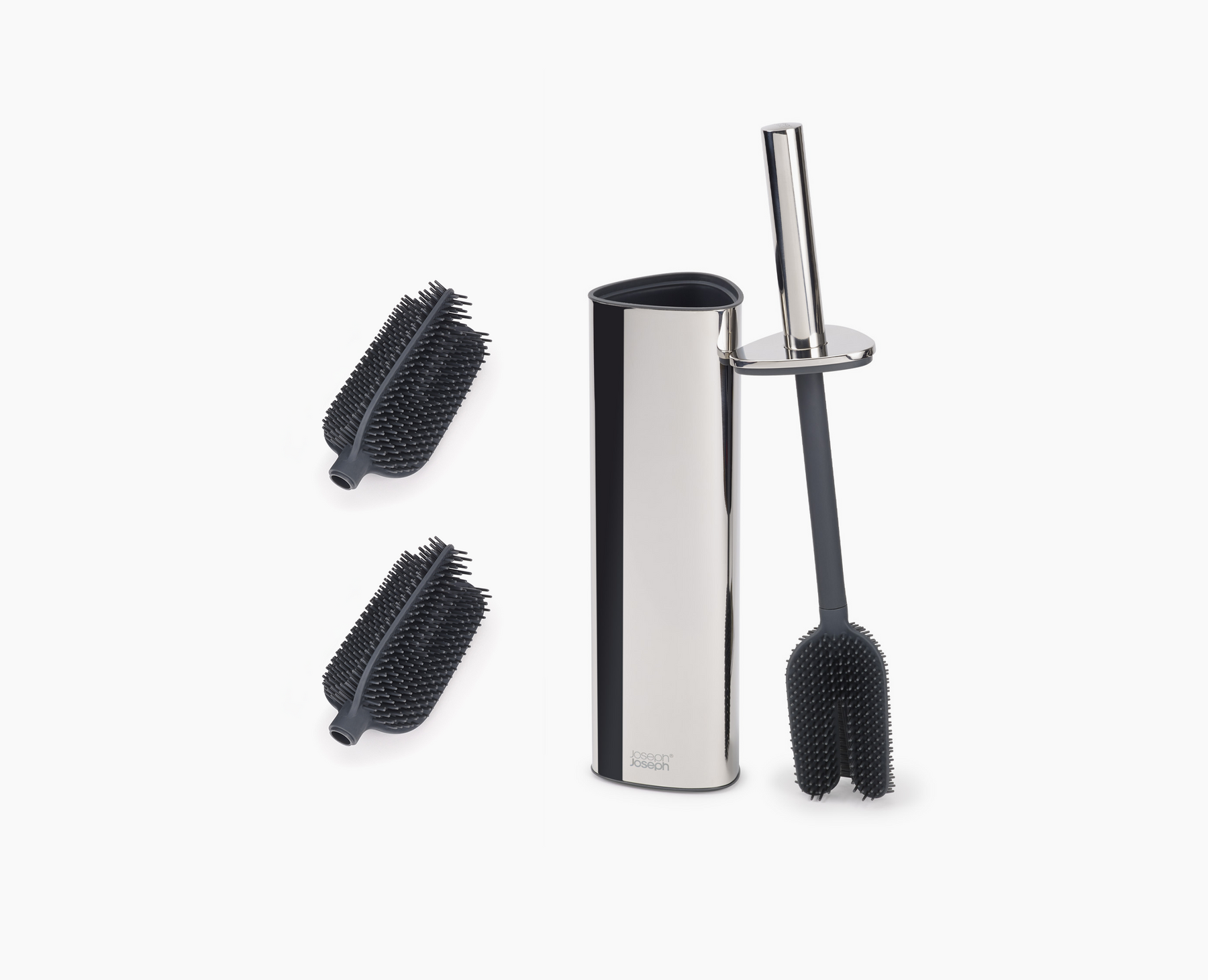 Set De Démarrage Flex™ 360 Luxe Brosse De Toilettes Avec Finition En Acier Inoxydable