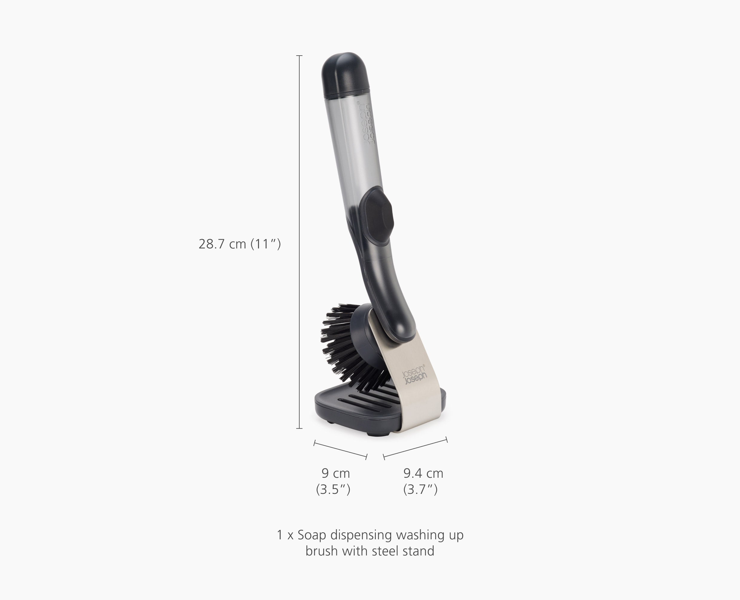 Brosse à Vaisselle Avec Distributeur De Savon Intégré - Poignée Ergonomique, Poils En Nylon, Multifonction