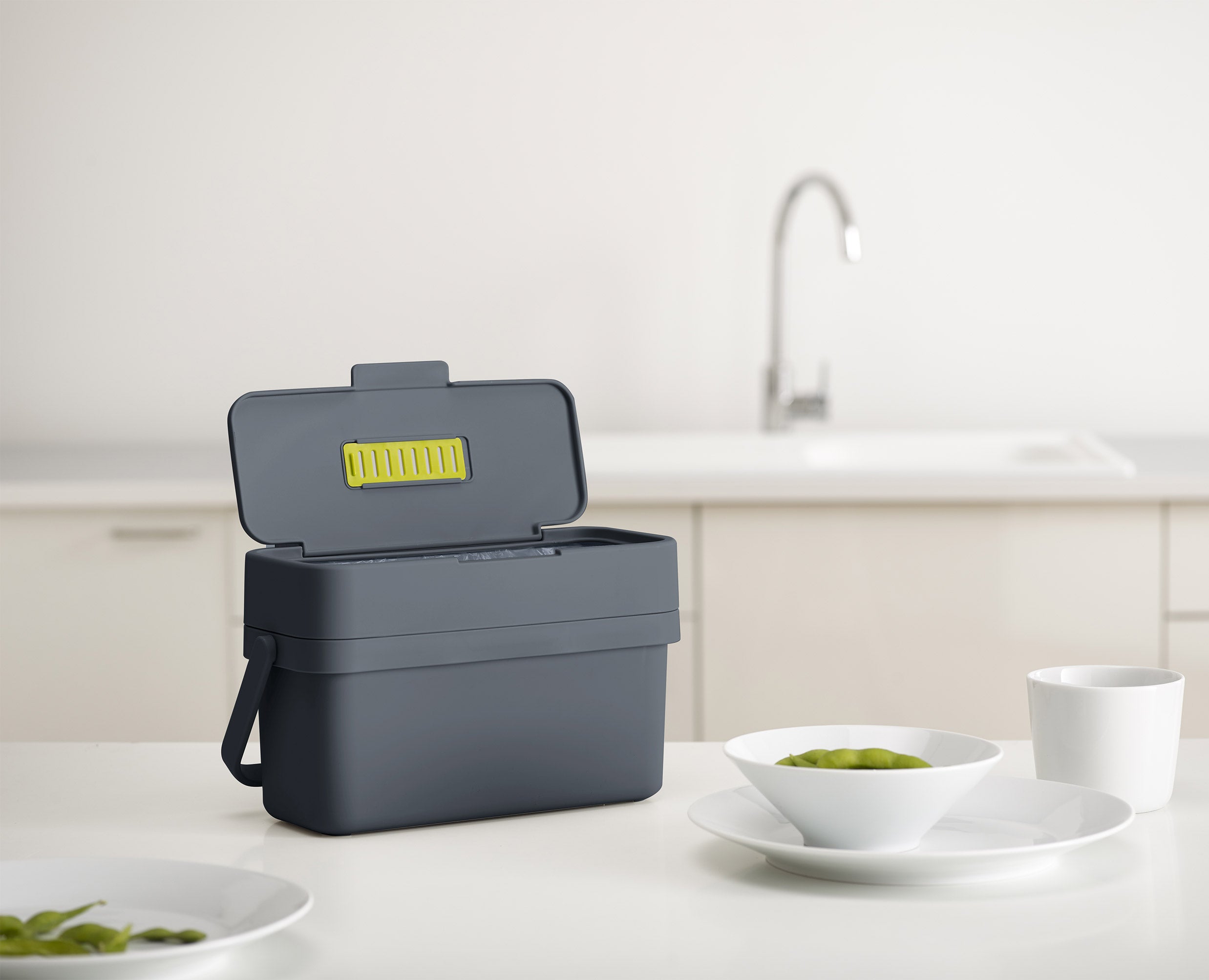 Compo™ 4L Grey Food Waste Caddy Starter Set