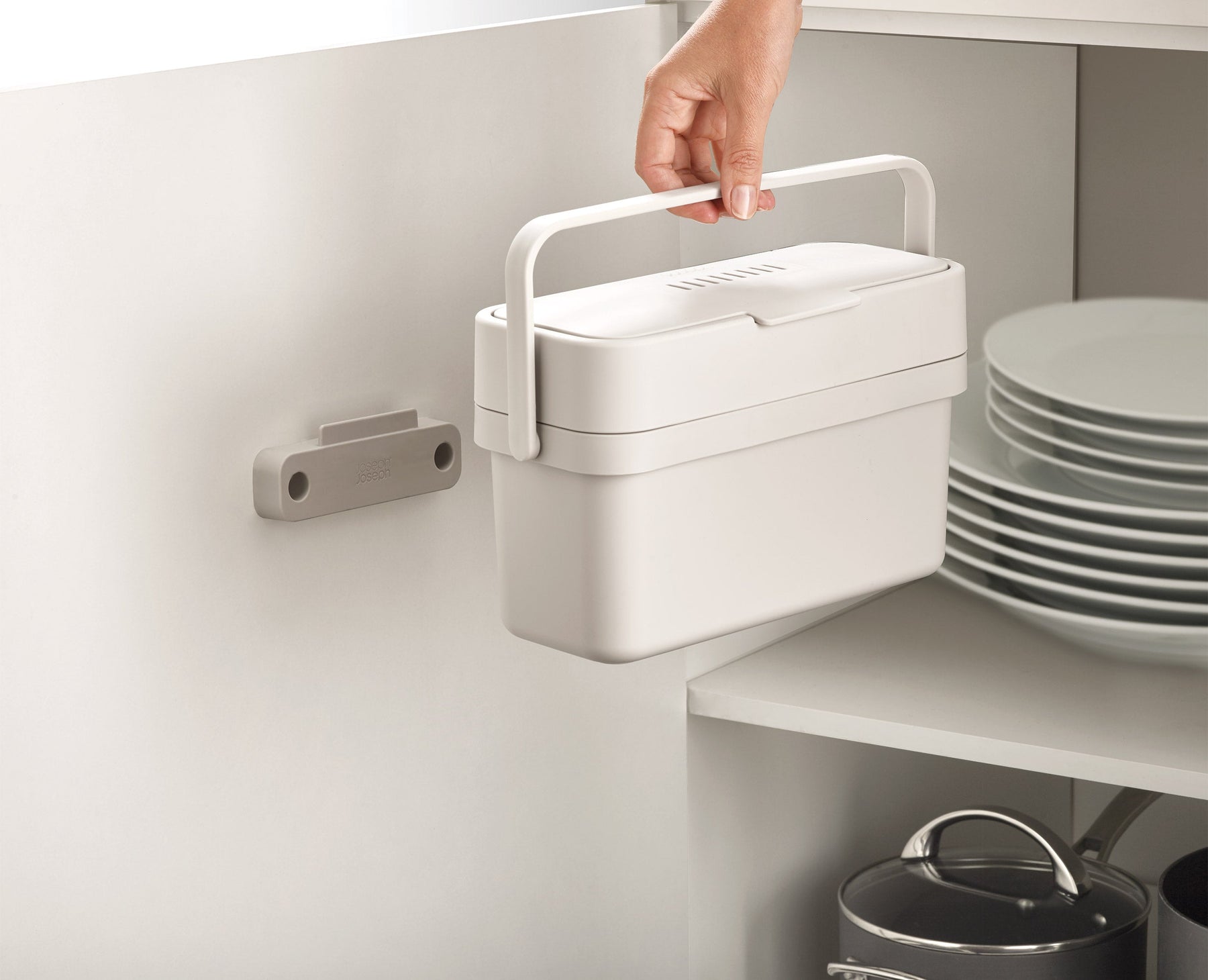 Compo™ 4L Stone Food Waste Caddy Starter Set