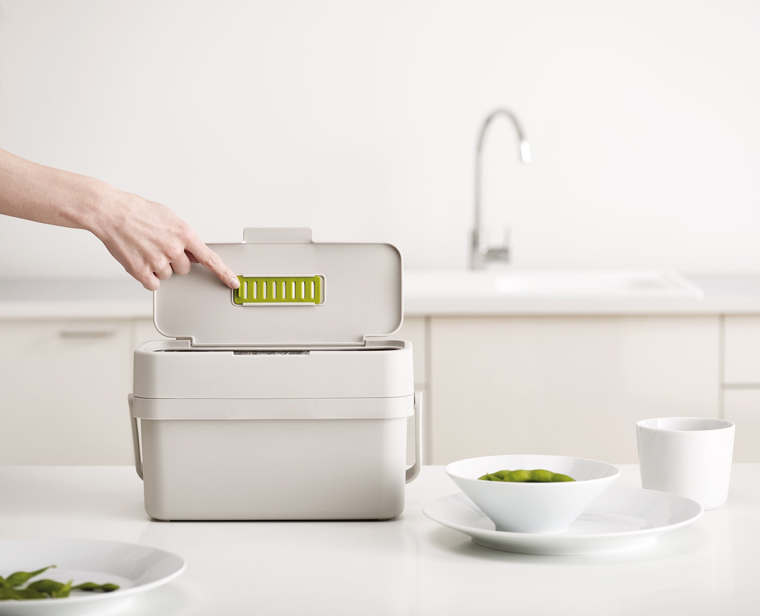 Compo™ 4L Stone Food Waste Caddy Starter Set