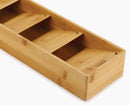 2-piece DrawerStore™ Bamboo Cutlery &amp; Knife Organiser Set