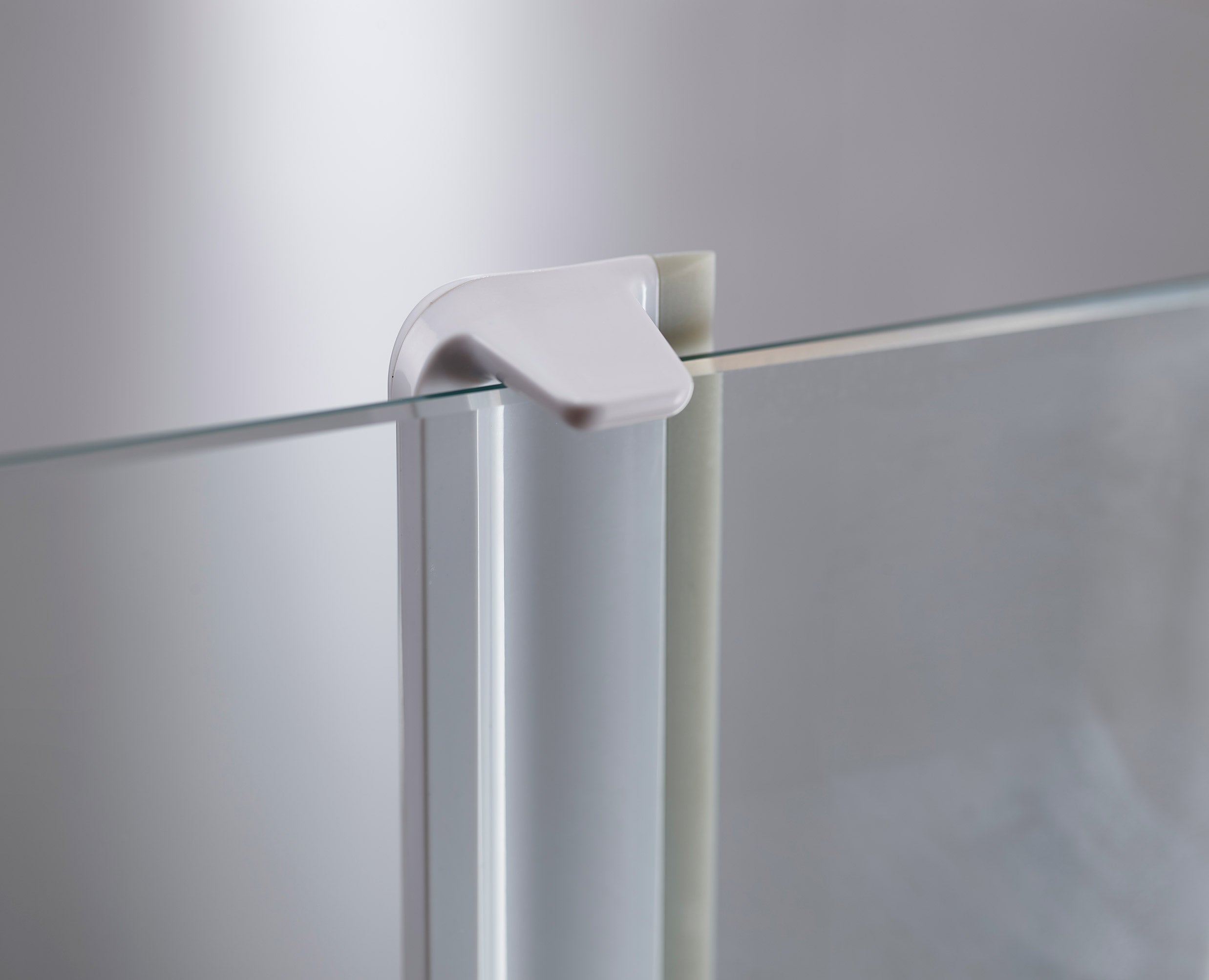 EasyStore™ Light Grey Shower Squeegee - 2 pack