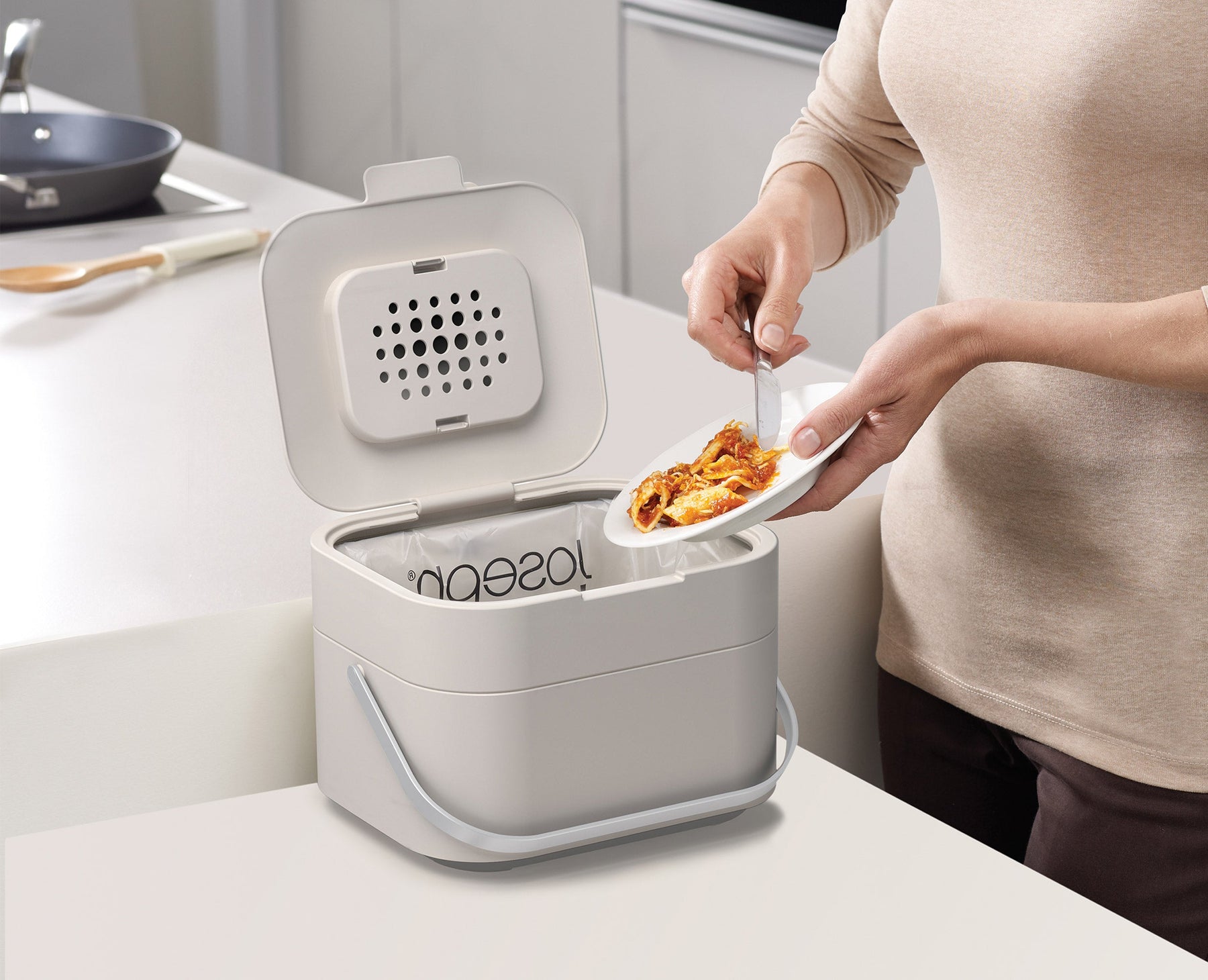 Set De Démarrage Stack 4L En Pierre Pour Bac À Déchets Alimentaires