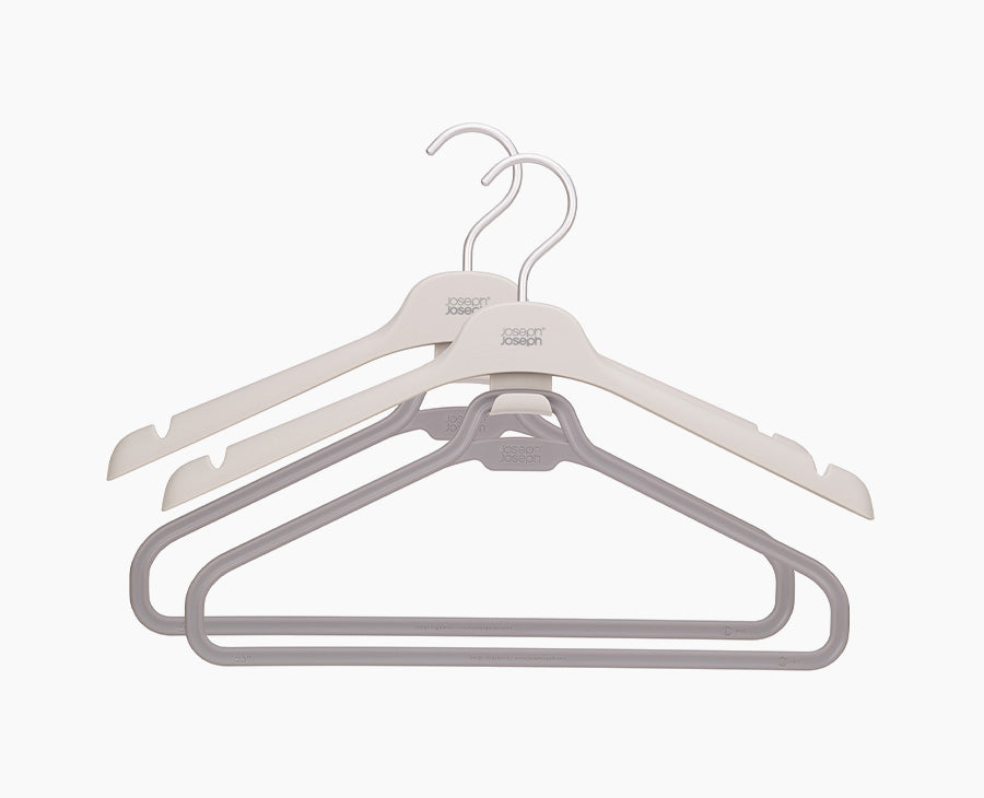 Orderly™ Set of 2 Ecru Long Garment Hangers - 55018 - Image 1